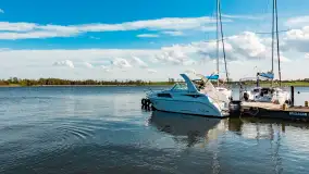 Słoneczne popołudnie w Marina Sośnica w Rynie, kwiecień 2024 r. - zdjęcie 8