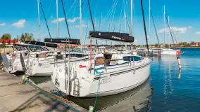 Słoneczne popołudnie w Marina Sośnica w Rynie, kwiecień 2024 r. - zdjęcie 24