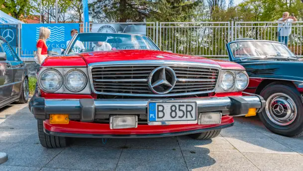 Zlot fanów Mercedesa, Giżycko, kwiecień 2024 r. - zdjęcie 4