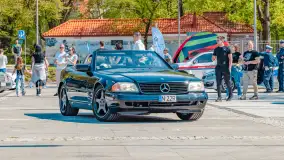 Zlot fanów Mercedesa, Giżycko, kwiecień 2024 r. - zdjęcie 2