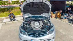 Zlot fanów Mercedesa, Giżycko, kwiecień 2024 r. - zdjęcie 41