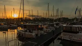 Wschód słońca w Strandzie w Giżycku, maj 2024 r. - zdjęcie 16