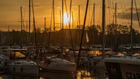 Wschód słońca w Strandzie w Giżycku, maj 2024 r. - zdjęcie 9