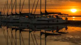 Wschód słońca nad jeziorem Niegocin, AZS Wilkasy, maj 2024 r. - zdjęcie 13