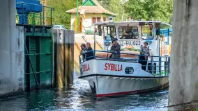 Śluza Guzianka I przed remontem, sierpień 2018 rok - zdjęcie 19