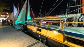 XXV Zlot Klubu Jacht Oldtimer, zdjęcia nocne, sierpień 2024 r. - zdjęcie 20