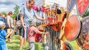 Festiwal Kultury Średniowiecza Masuria 2024, fotorelacja - zdjęcie 16