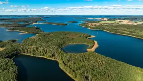 Jezioro Kisajno i port Łabędzi Ostrów, koniec września 2024 r. - zdjęcie 1