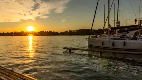 Zachód słońca nad jeziorem Bocznym, Marina Lester Club, lipiec 2024 r. - zdjęcie 12