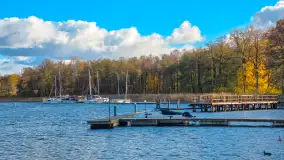 Łabędzi Ostrów w Pięknej Górze w jesiennych barwach - zdjęcie 11