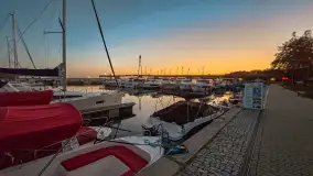 Kilka zdjęć po zachodzie słońca w ekomarinie Giżycko, wrzesień 2024 r. - zdjęcie 2