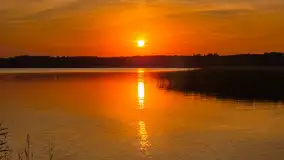 Zachód słońca nad jeziorem Mamry, wrzesień 2024 r. - zdjęcie 12