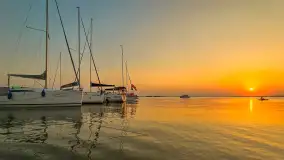 Zachód słońca nad Darginem złapany z wody, wrzesień 2024 r. - zdjęcie 22