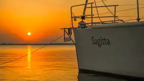 Zachód słońca nad Darginem złapany z wody, wrzesień 2024 r. - zdjęcie 17