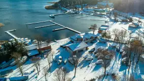 Wilkasy i jezioro Niegocin w zimowej aurze, styczeń 2025 r. - zdjęcie 9