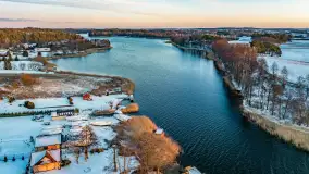 Zachód słońca nad jeziorem Tajty, styczeń 2025 r. - zdjęcie 5