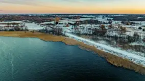 Zachód słońca nad jeziorem Tajty, styczeń 2025 r. - zdjęcie 26