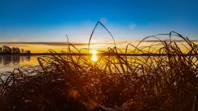 Wschód słońca nad jeziorem Święcajty w Kolonii Rybackiej - zdjęcie 33