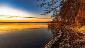 Wschód słońca nad jeziorem Święcajty w Kolonii Rybackiej - zdjęcie 19