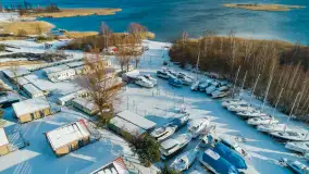 Zimowe Mazury na ujęciach z drona, styczeń 2025 r. - zdjęcie 5