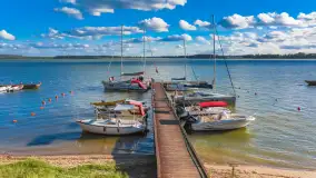 Port Piękny Brzeg nad jeziorem Święcajty w 2018 roku - zdjęcie 1