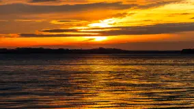 Zachód słońca nad jeziorem Dargin, styczeń 2025 r. - zdjęcie 19