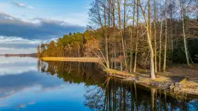 Pole namiotowe Flosek nad jeziorem Bełdany, luty 2025 r. - zdjęcie 4