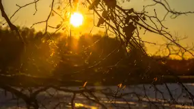 Jezioro Dargin przed zachodem słońca, luty 2025 r. - zdjęcie 15