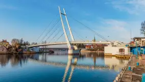 Mikołajki zimą, wersja jeszcze bez śniegu, luty 2025 r. - zdjęcie 2