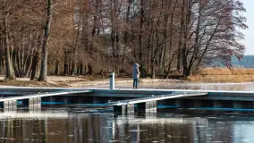 Przystań Nautica w zimowej scenerii, luty 2025 r. - zdjęcie 15