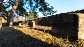 Cmentarz wojenny Jagerhohe zimą... ale bez śniegu, luty 2025 r. - zdjęcie 4