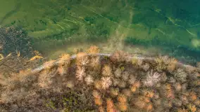 Zachód słońca na Fuledzie, jezioro Dobskie, marzec 2025 r. - zdjęcie 13