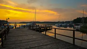 Wschody słońca w Łabędzim Ostrowiu nad jeziorem Kisajno - zdjęcie 24