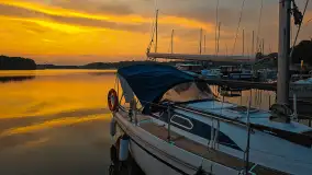 Wschody słońca w Łabędzim Ostrowiu nad jeziorem Kisajno - zdjęcie 9