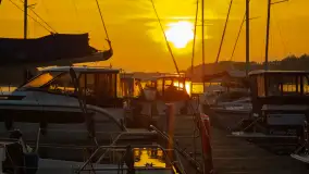 Wschody słońca w Łabędzim Ostrowiu nad jeziorem Kisajno - zdjęcie 23