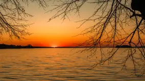 Zachód słońca nad Darginem, marzec 2025 r. - zdjęcie 25