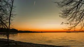 Zachód słońca nad Darginem, marzec 2025 r. - zdjęcie 11