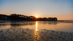 Zachód słońca w porcie Ognisty Ptak, marzec 2025r. - zdjęcie 9