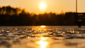 Zachód słońca w porcie Ognisty Ptak, marzec 2025r. - zdjęcie 21