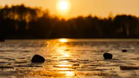 Zachód słońca w porcie Ognisty Ptak, marzec 2025r. - zdjęcie 16