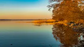 Zachód nad jeziorem Śniardwy, Szeroki Ostrów, marzec 2025 r. - zdjęcie 28