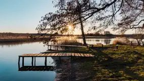 Zachód słońca nad Bindugą Zimny Kąt, marzec 2025r. - zdjęcie 12