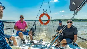 Lipcowe żeglowanie podczas szkoleń żeglarskich na Jezioraku - zdjęcie 4