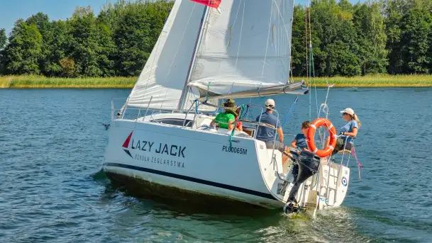 Lazy Jack spotkany podczas rejsu szkoleniowego na jeziorze Kisajno