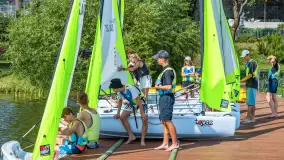 Szkolenia poza szlakami Mazur, odwiedziliśmy Rumszewicz Sailing - zdjęcie 1