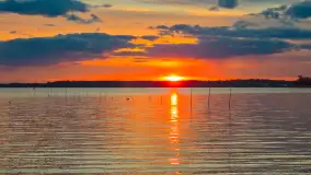 Kwietniowy zachód słońca nad jeziorem Niegocin, Bystry - zdjęcie 12