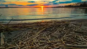 Kwietniowy zachód słońca nad jeziorem Niegocin, Bystry - zdjęcie 11