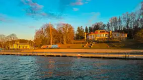 Zachód słońca nad jeziorem Kisajno, widziany z portu COS - zdjęcie 4