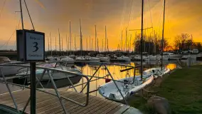 Zachód słońca nad Sztynortem, kwiecień 2025 r. - zdjęcie 16