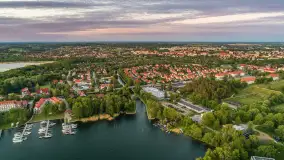 Zachód słońca nad zatoką Tracz i jeziorem Kisajno - zdjęcie 32